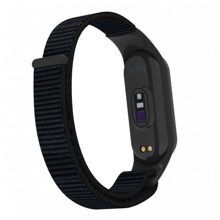 Ремінець до фітнес браслета Armorstandart нейлоновий для Xiaomi Mi Band 7/6/5/4 Black (ARM67839) зображення 2