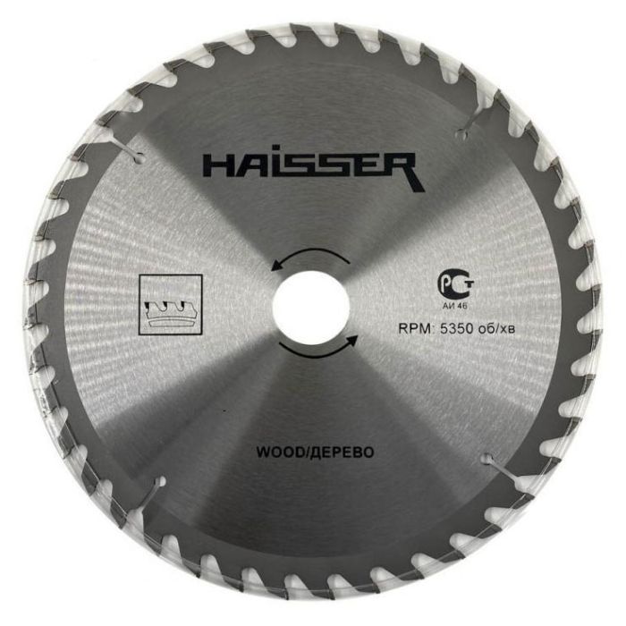 Диск пильный HAISSER по дереву - 255x32 60 зуб. (118494)
