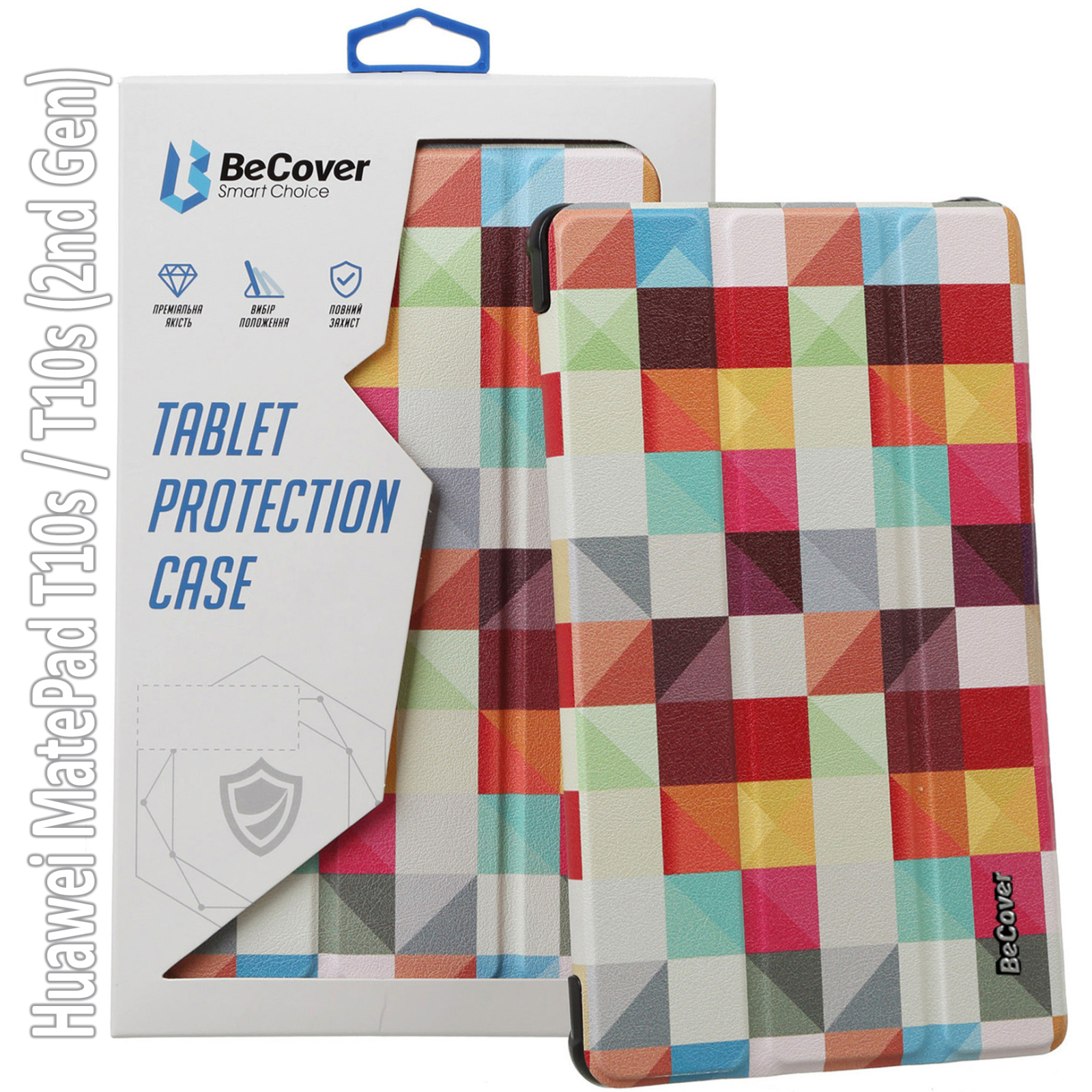 Чехол для планшета BeCover Smart Case Huawei MatePad T10s / T10s (2nd Gen) Square (709529)