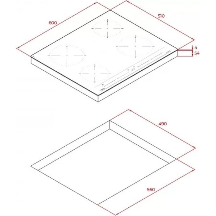 Варочная поверхность Teka IZC 64010 BK MSS 112520015 изображение 5