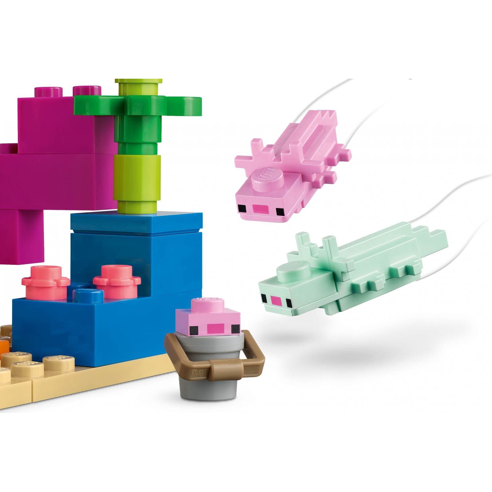 Конструктор LEGO Minecraft Дом-Аксолотль 242 детали (21247) изображение 6
