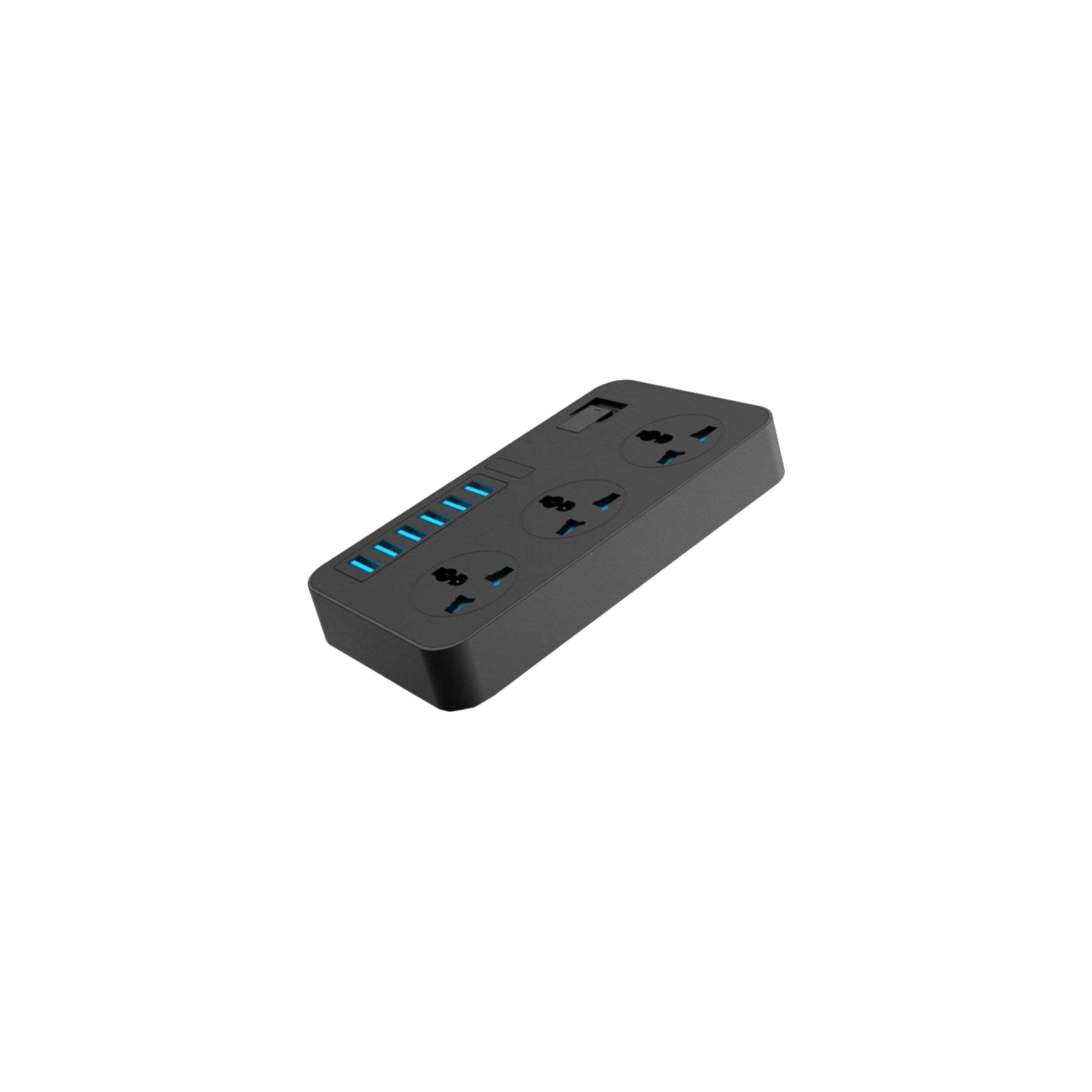 Сетевой фильтр питания Voltronic TВ-Т09, 3роз, 6*USB Black (ТВ-Т09-Black) изображение 2