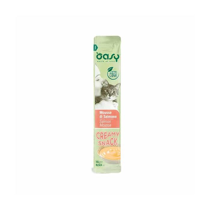 Лакомство для котов OASY Сreamy Лосось 60 г (8054329510728) изображение 2