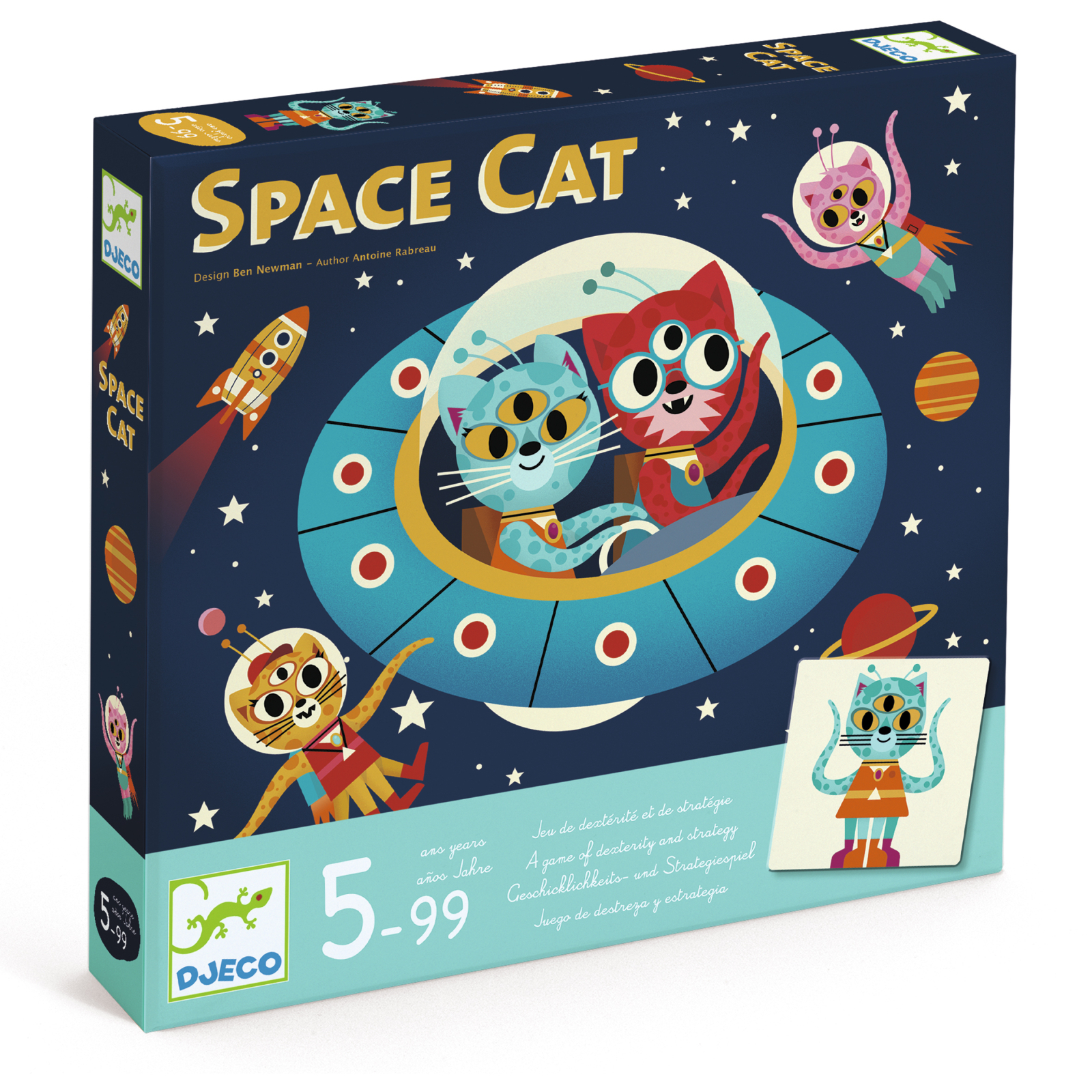 Настольная игра Djeco Космический кот (Space Cat) (DJ08597) изображение 2