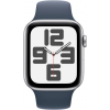 Смарт-часы Apple Watch SE 2023 GPS 40mm Silver Aluminium Case with Storm Blue Sport Band - S/M (MRE13QP/A) изображение 2