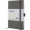 Тижневик Axent 2024 Partner Lines 125 х 195, сірий (8515-24-03-A)