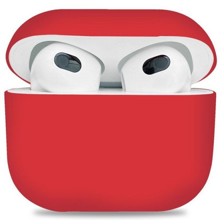 Чехол для наушников Armorstandart Ultrathin Silicone Case для Apple AirPods 3 Crimson (ARM60294)