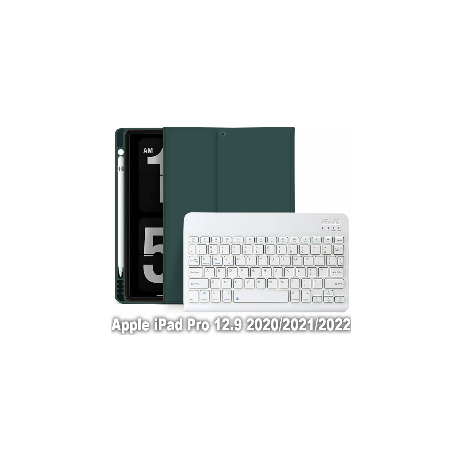 Чехол для планшета BeCover with Keyboard Apple iPad Pro 12.9 2020/2021/2022 Dark Green (709681)