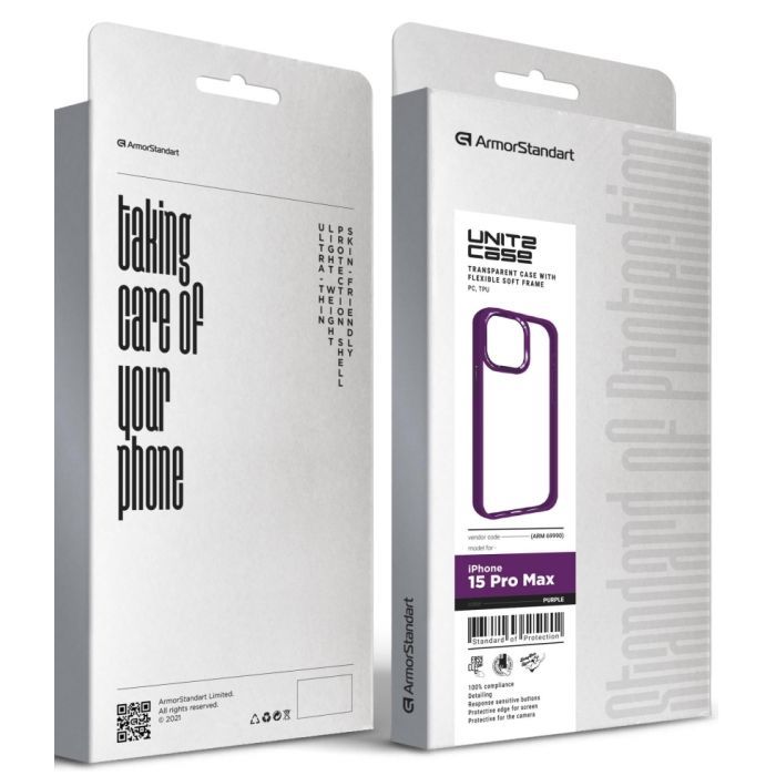 Чехол для мобильного телефона Armorstandart UNIT2 Apple iPhone 15 Pro Max Purple (ARM69990) изображение 5
