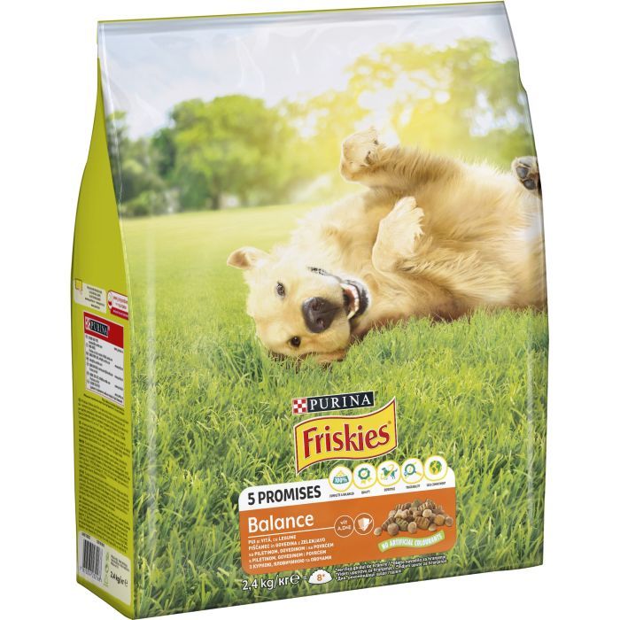 Сухий корм для собак Purina Friskies Balans з куркою й овочами 2.4 кг (7613034232168) зображення 2