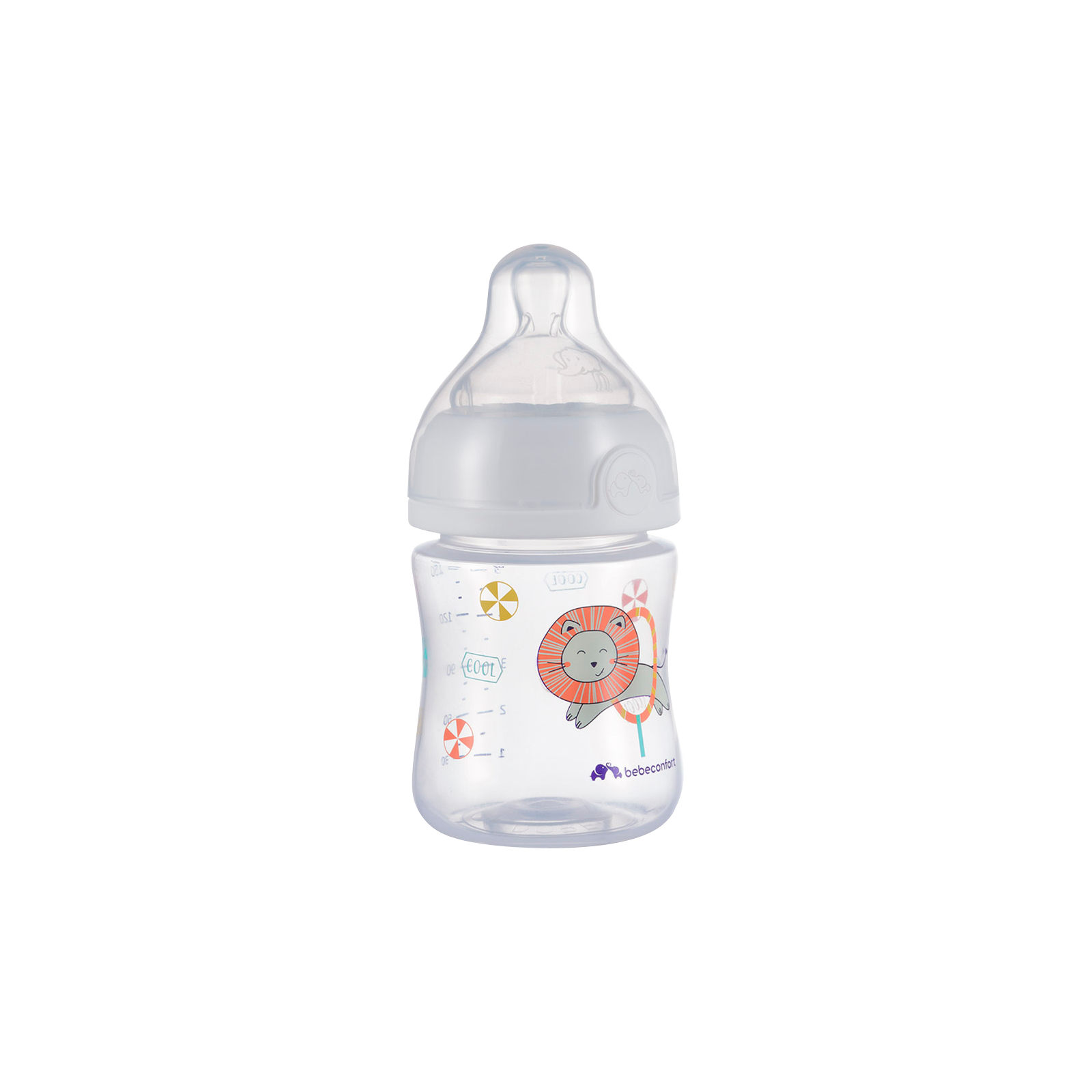 Пляшечка для годування Bebe Confort Emotion, 150 мл, 0-6 міс (біла) (3102201960)