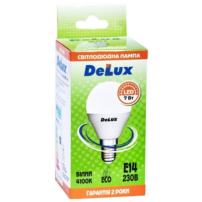 Лампочка Delux BL50P 7Вт 4100K 220В E14 (90020560 90011758) изображение 2
