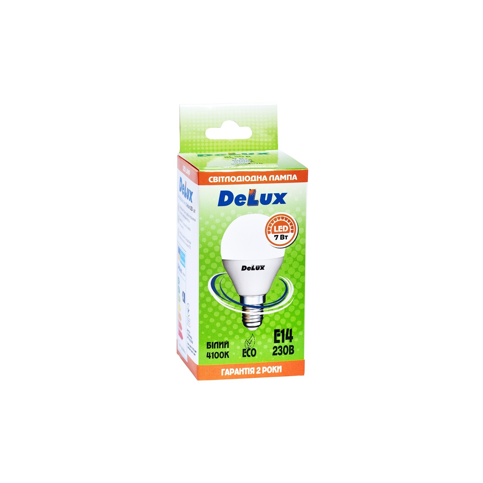 Лампочка Delux BL50P 7Вт 4100K 220В E14 (90020560 90011758) зображення 2