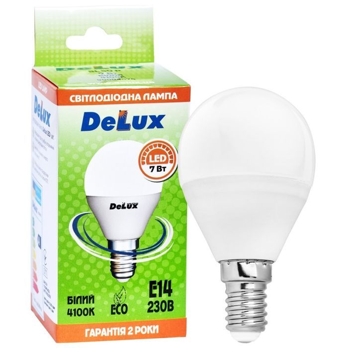 Лампочка Delux BL50P 7Вт 4100K 220В E14 (90020560 90011758) изображение 3