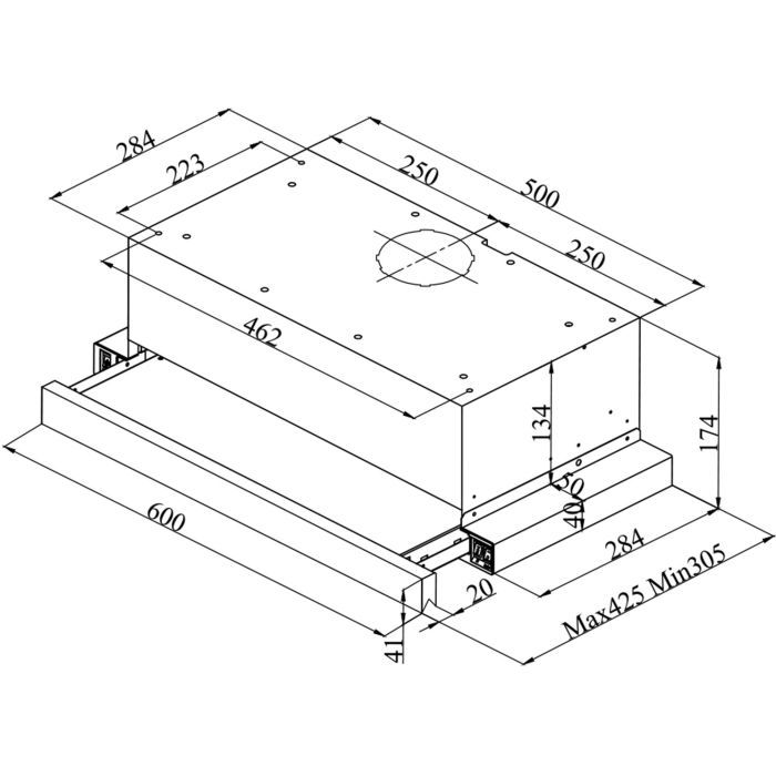 Витяжка кухонна Beko HNT61310X зображення 6