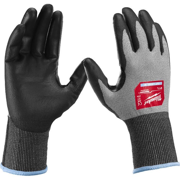 Защитные перчатки Milwaukee захисні Hi-Dex 2/B, 9/L (4932480493)