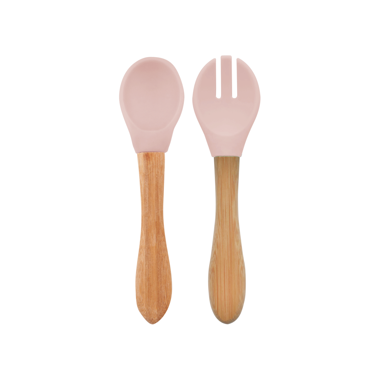 Набор детской посуды MinikOiOi Dig In ложка и вилка силиконовые Pinky Pink (101060055)