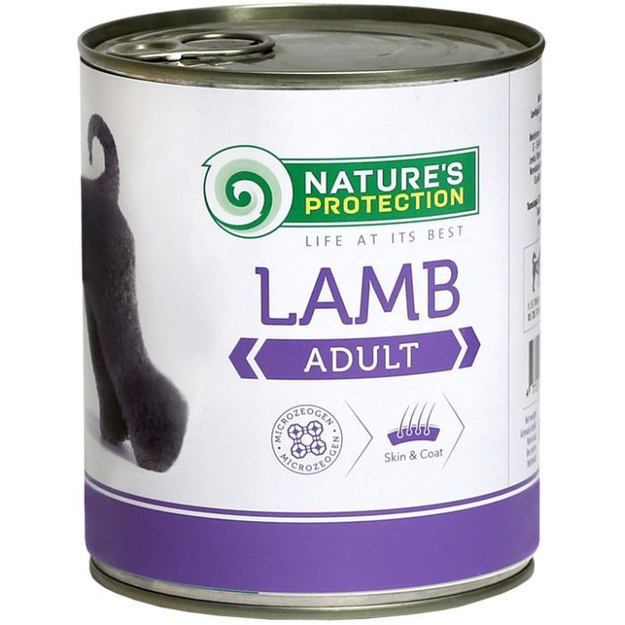Консервы для собак Nature's Protection Adult Lamb с ягненком 800 г (KIK24632)