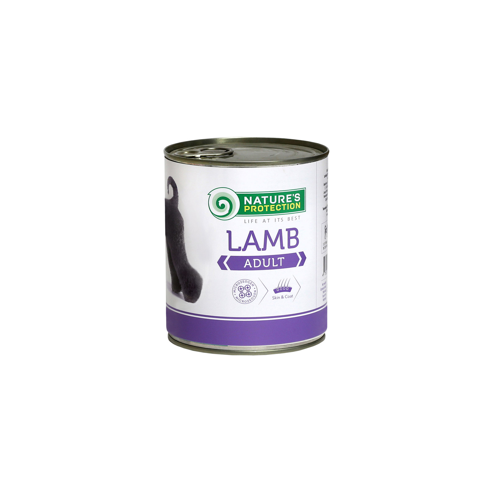 Консерви для собак Nature's Protection Adult Lamb з ягням 800 г (KIK24632)