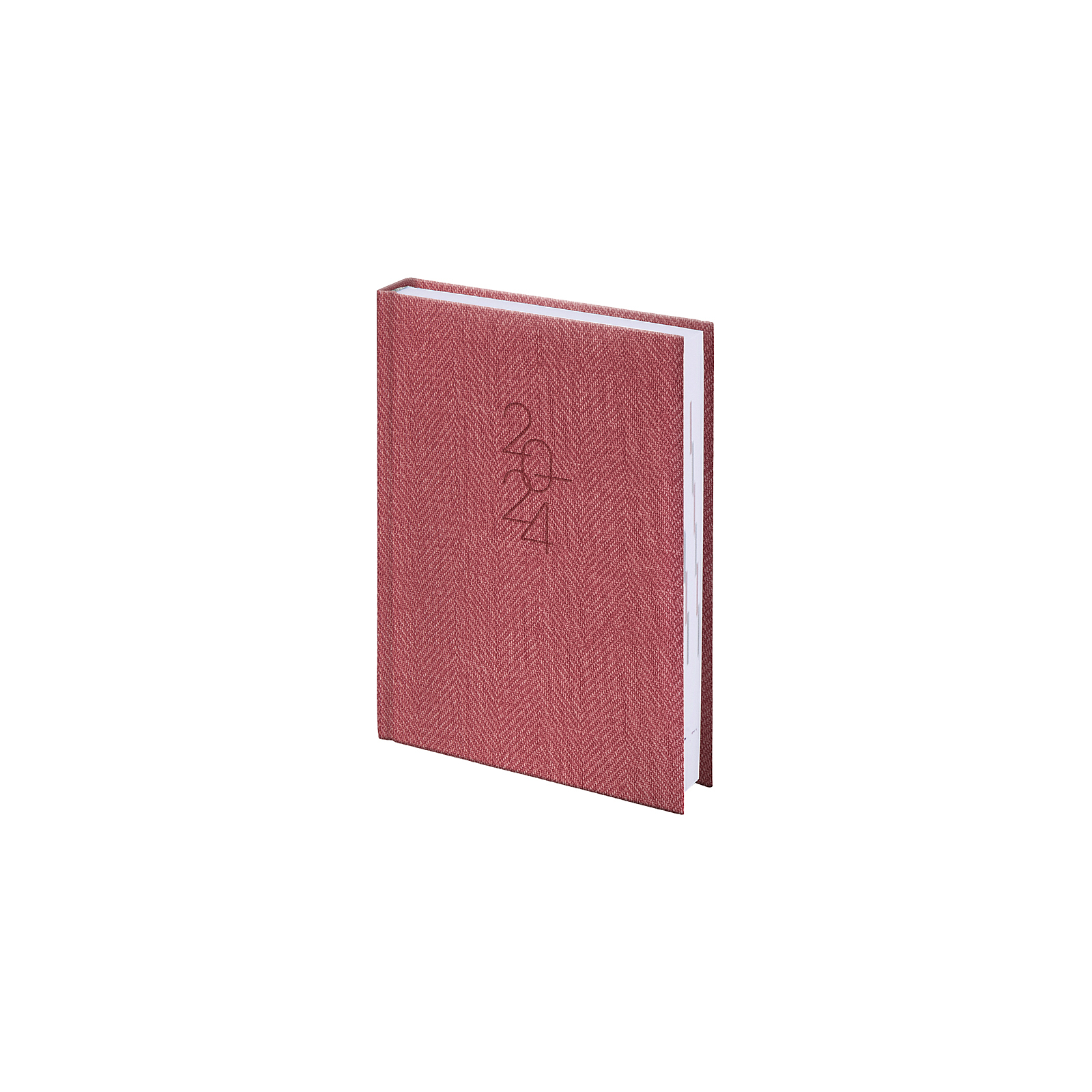 Тижневик Brunnen датований 2024 Torino Trend кишеньковий A6 10х14 см 184 сторінки Червоний (73-736 31 204) зображення 2