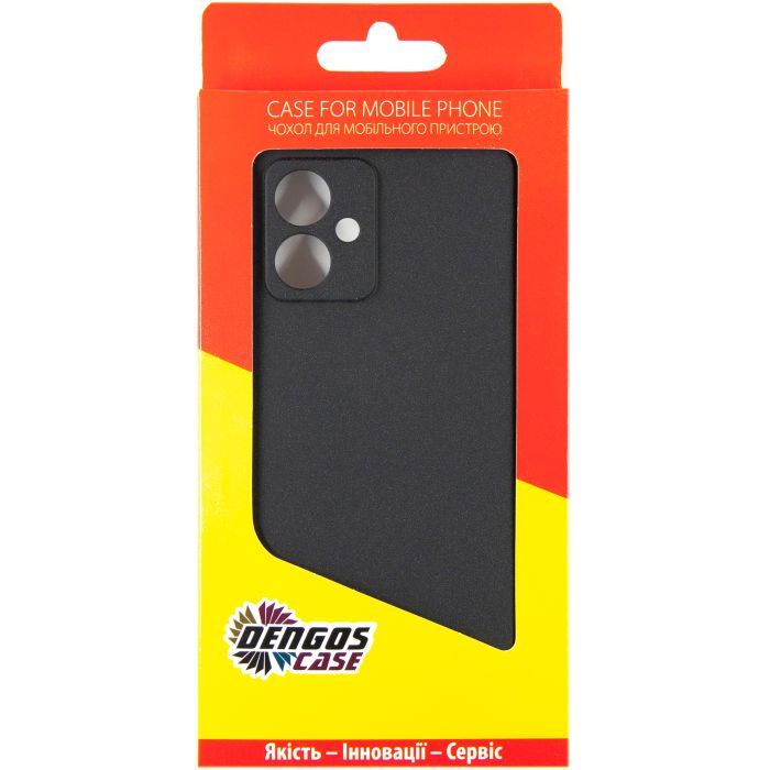 Чохол до мобільного телефона Dengos Carbon Motorola G54 (black) (DG-TPU-CRBN-192) зображення 5