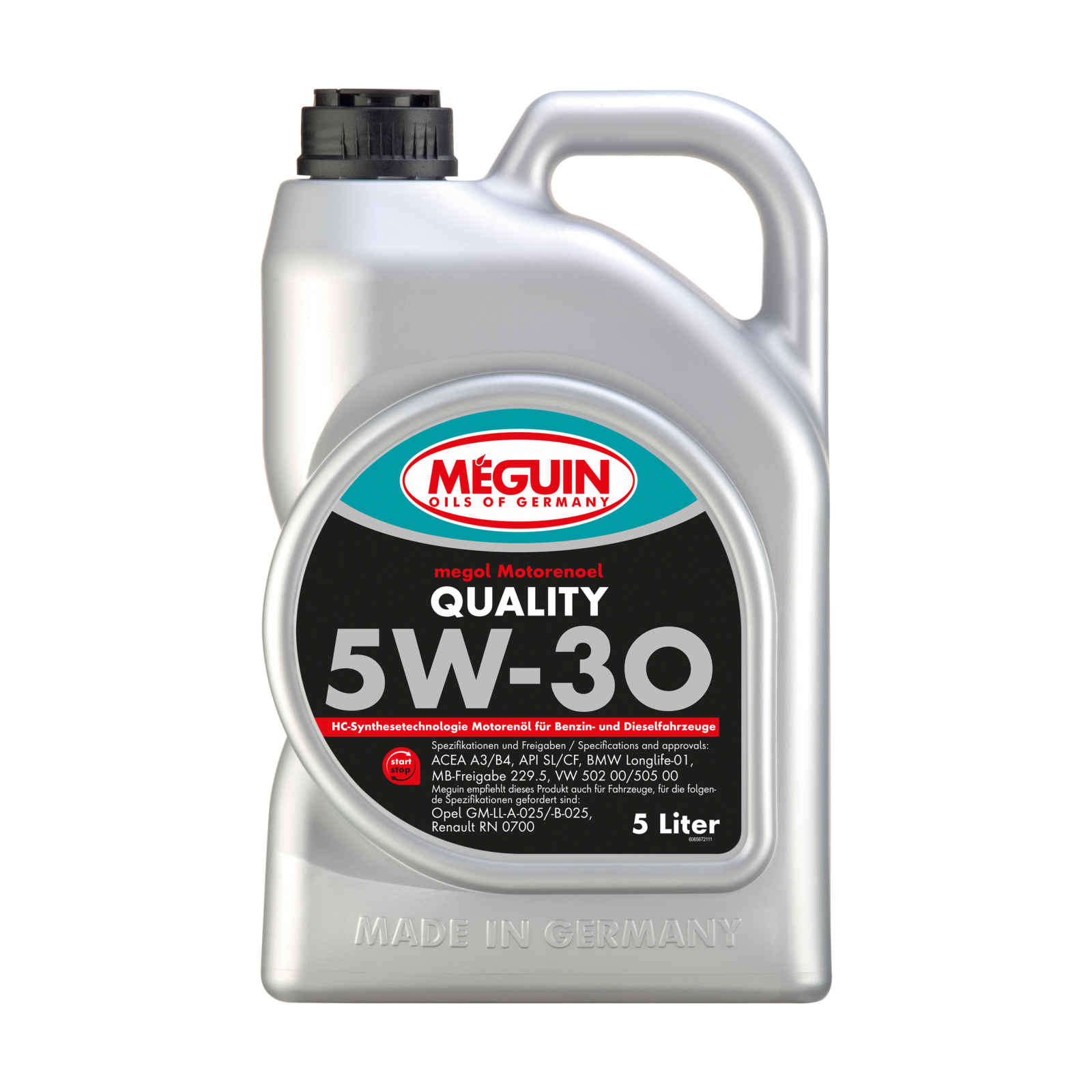 Моторное масло Meguin QUALITY SAE 5W-30 5л (6567)