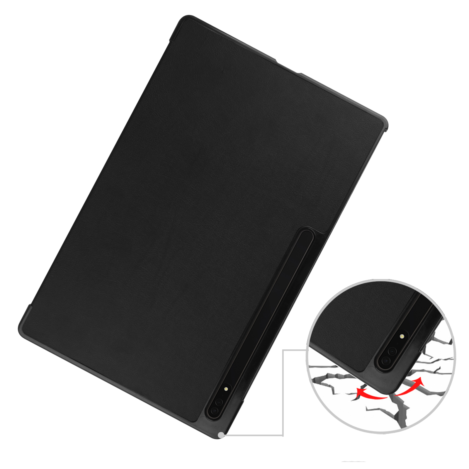 Чехол для планшета BeCover Smart Case Samsung Tab S9 Ultra SM-X816 14.6" Black (709894) изображение 5