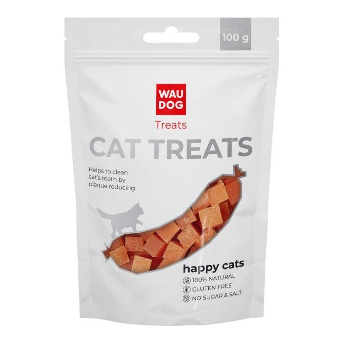 Лакомство для котов WAUDOG Treats Куриные кубики 100 г (4443)