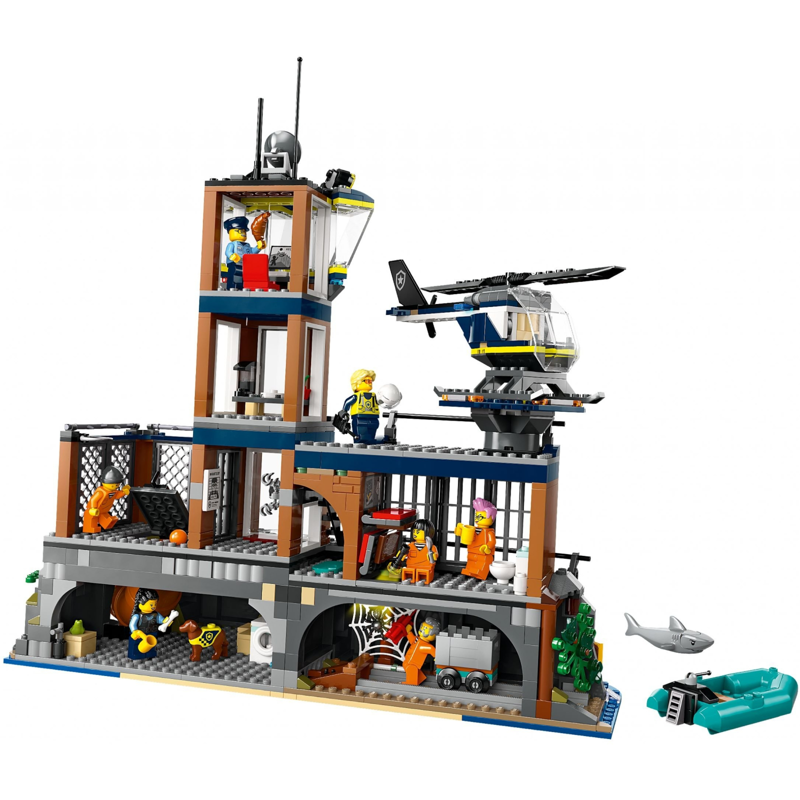 Конструктор LEGO City Поліцейський острів-в'язниця 980 деталей (60419) зображення 4