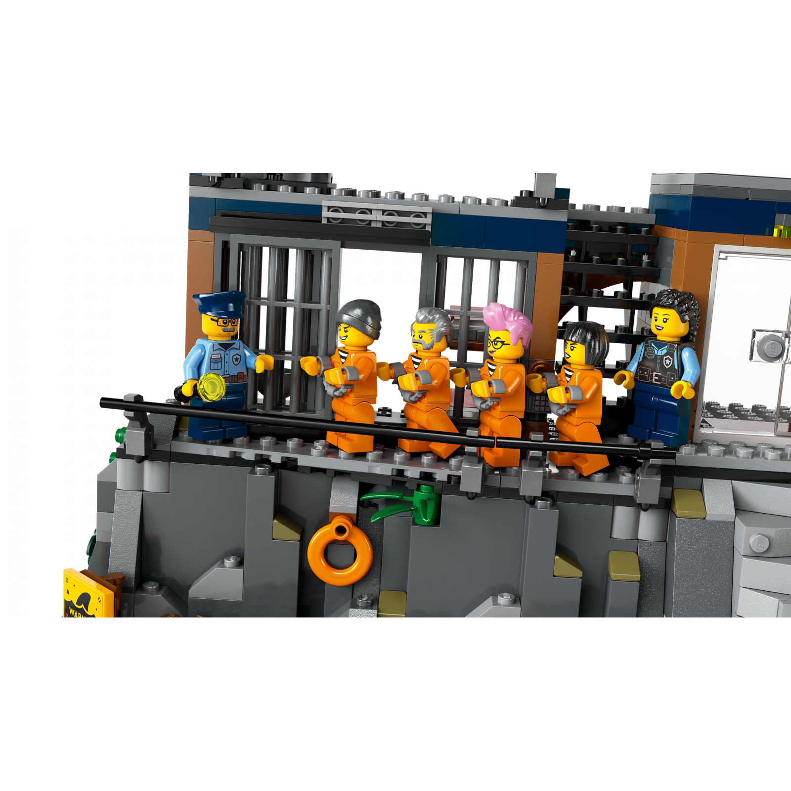 Конструктор LEGO City Поліцейський острів-в'язниця 980 деталей (60419) зображення 8