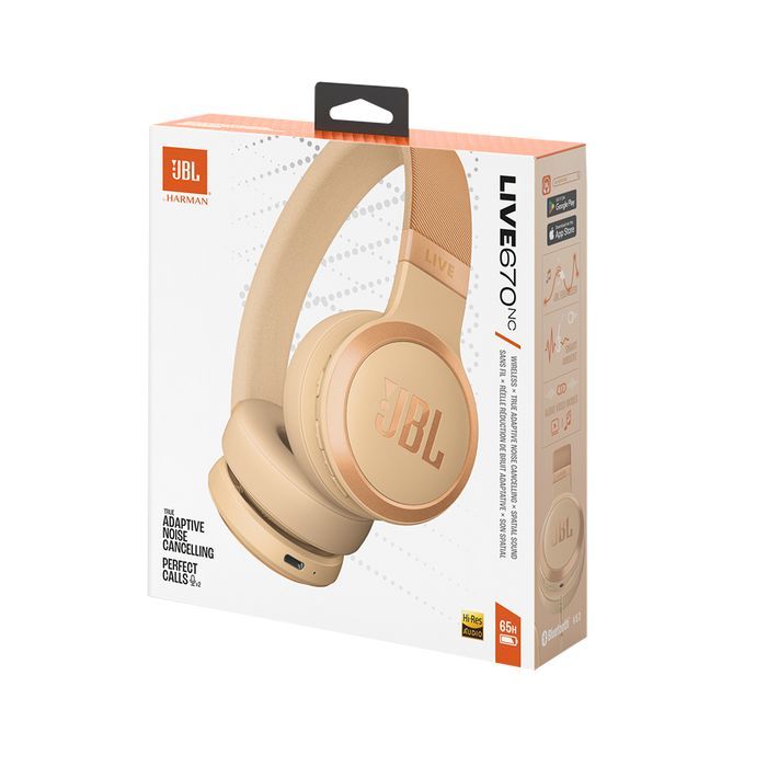 Навушники JBL Live 670 NC Sand (JBLLIVE670NCSAT) зображення 11