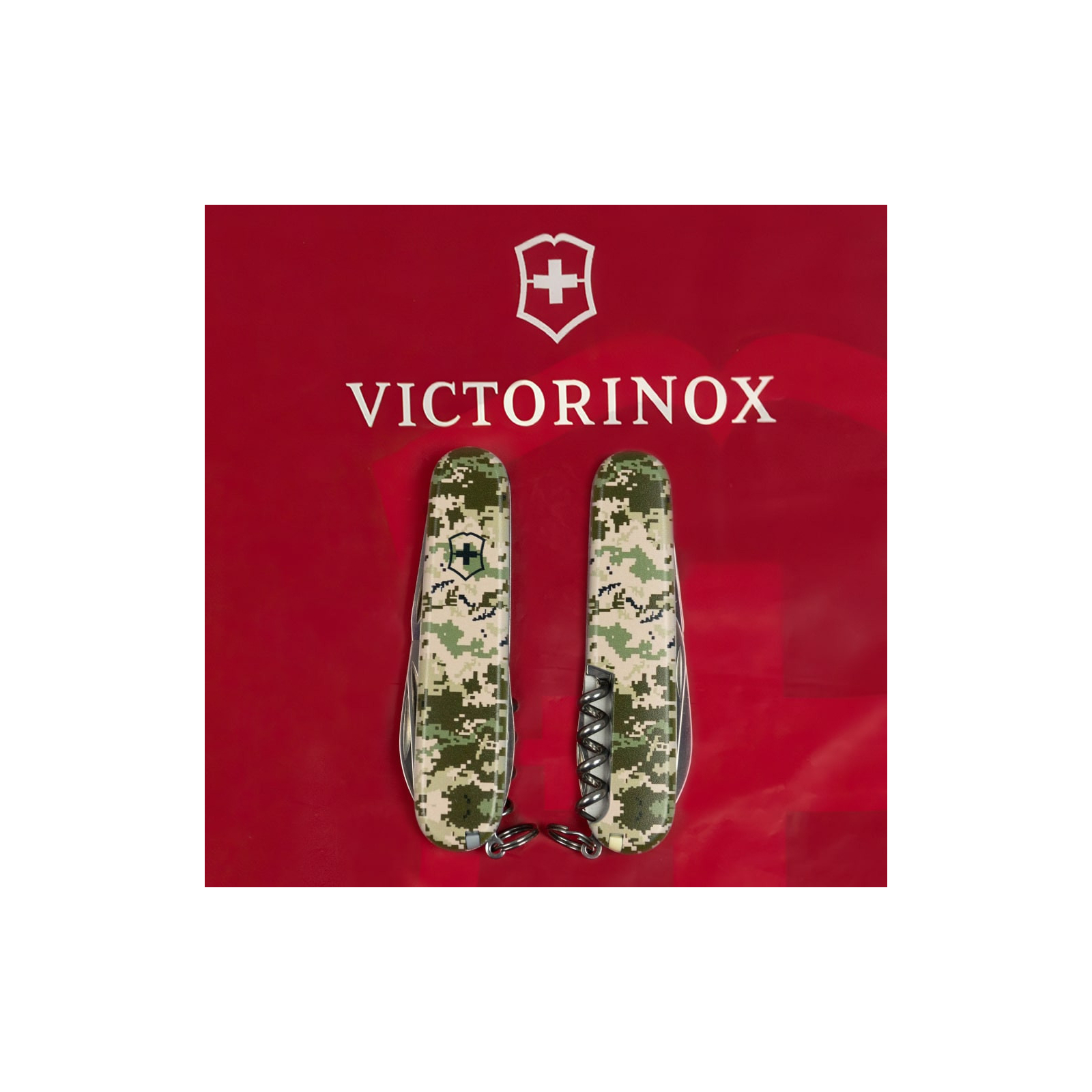 Нож Victorinox Spartan Army 91 мм Піксель (1.3603.3_W3940p) изображение 11