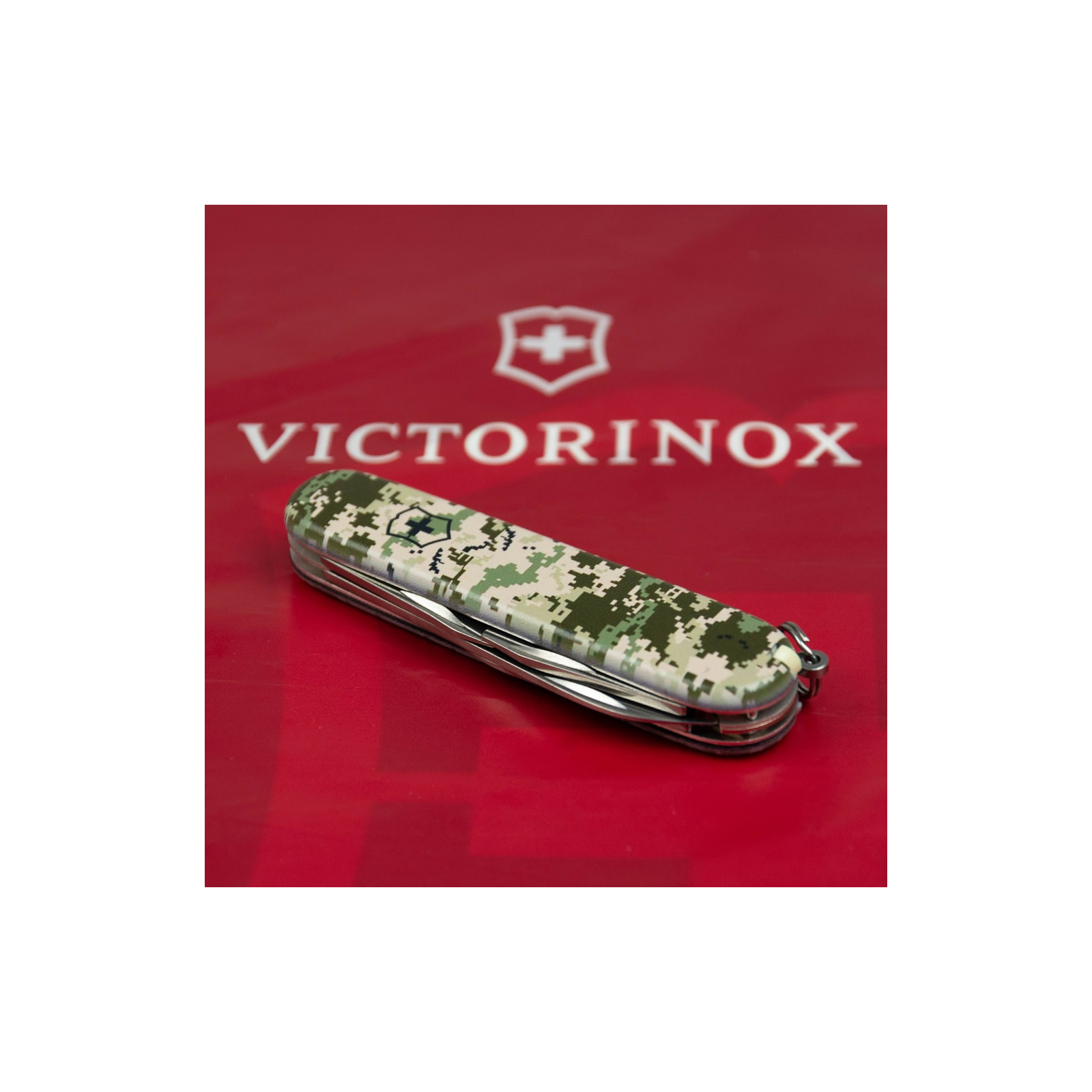 Нож Victorinox Spartan Army 91 мм Піксель (1.3603.3_W3940p) изображение 3