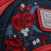 Рюкзак школьный Loungefly LF Marvel Captain America 80th Anniversary Floral Shield Mini (MVBK0165) изображение 3