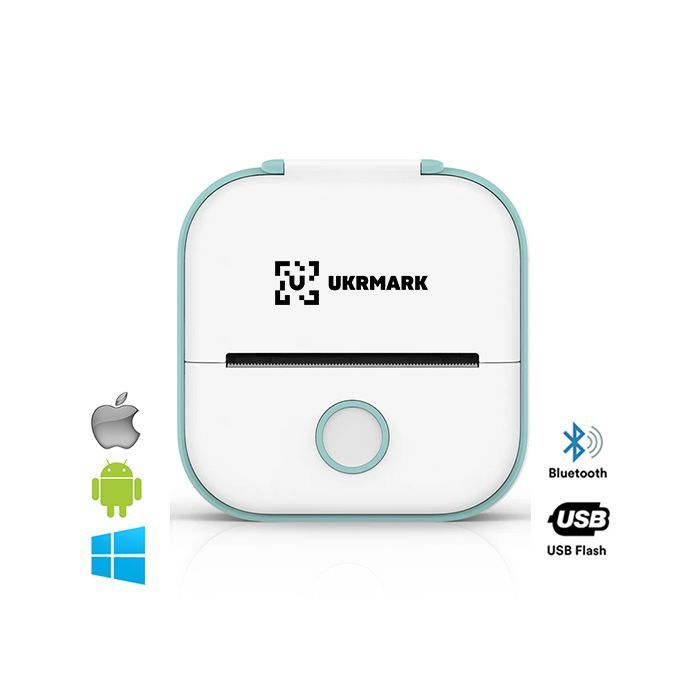 Принтер чеків UKRMARK P02WT Bluetooth, білий (900887)