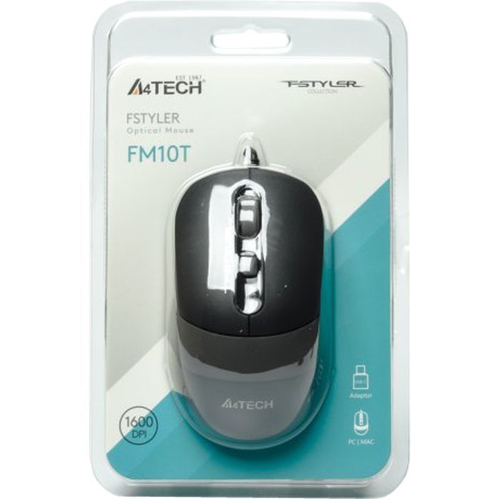 Мышка A4Tech FM10T USB Grey (4711421990066) изображение 9