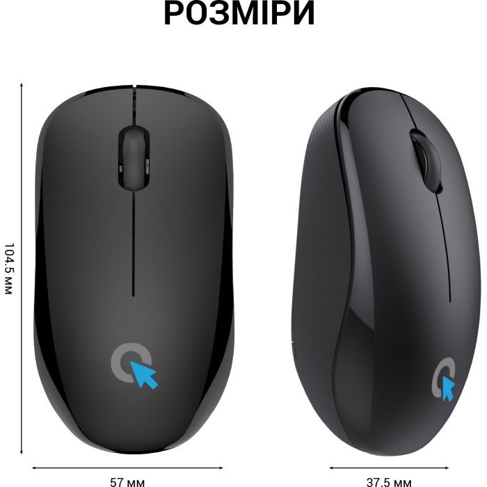 Мышка OfficePro M183 Wireless Black (M183) изображение 12