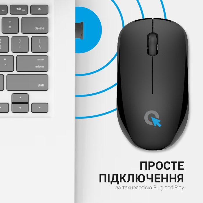 Мышка OfficePro M183 Wireless Black (M183) изображение 7