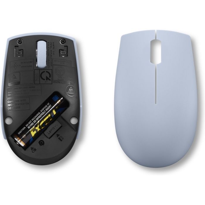 Мышка Lenovo 300 Wireless Arctic Grey (GY51L15678) изображение 6