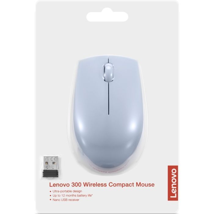 Мышка Lenovo 300 Wireless Arctic Grey (GY51L15678) изображение 7