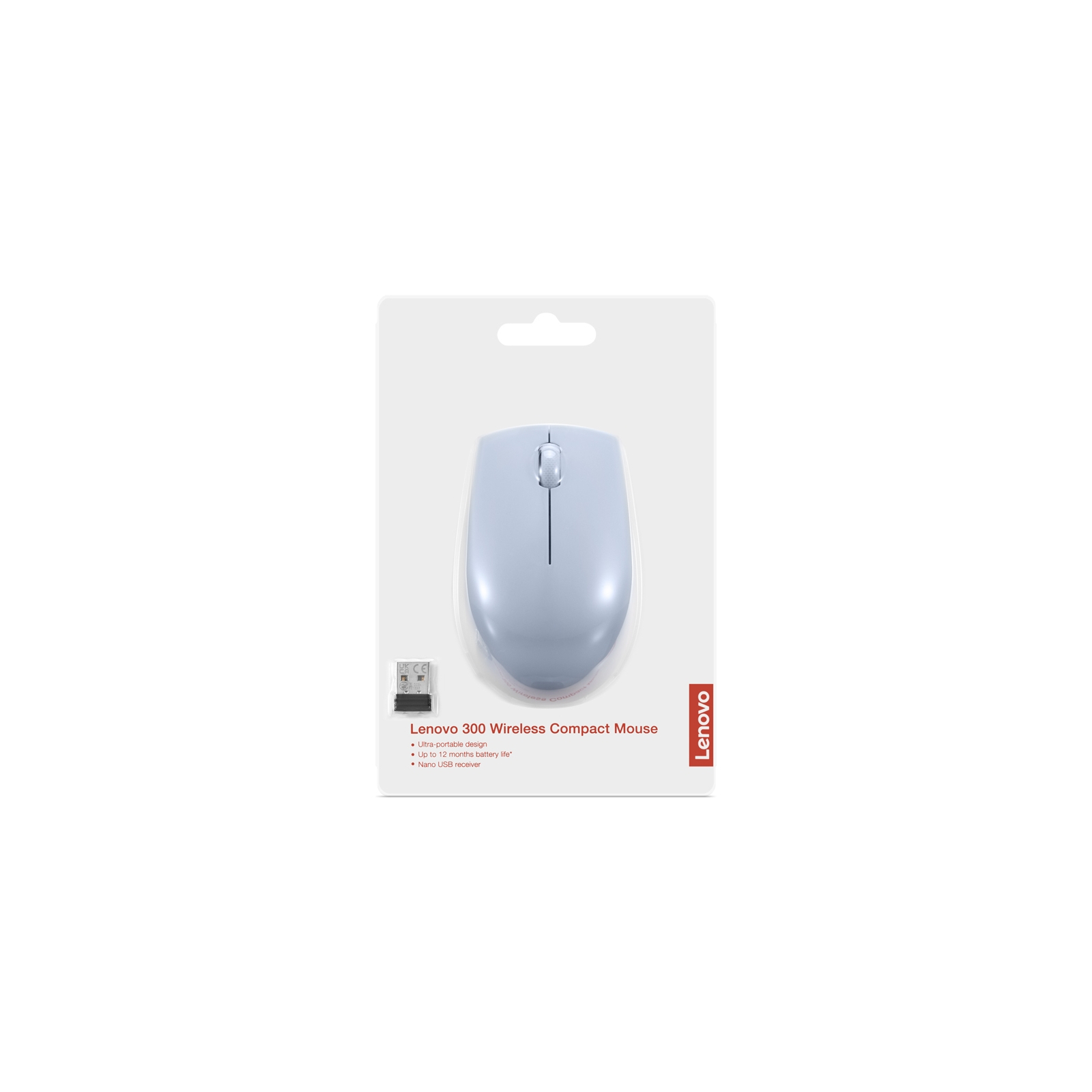 Мишка Lenovo 300 Wireless Frost Blue (GY51L15679) зображення 7
