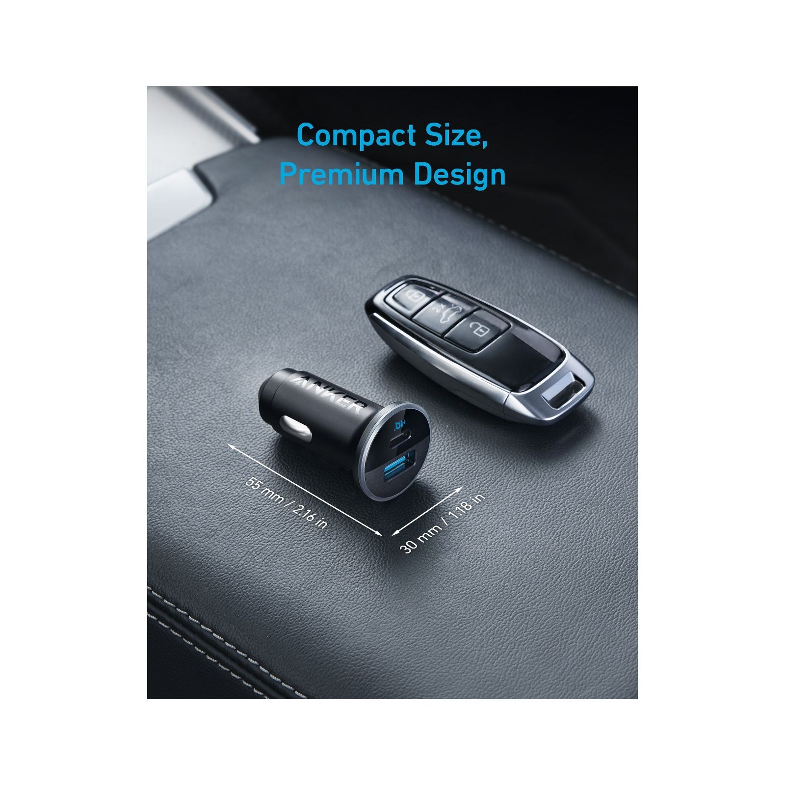 ᐈ Купити зарядний пристрій Anker PowerDrive 323 30W PD + 22.5W