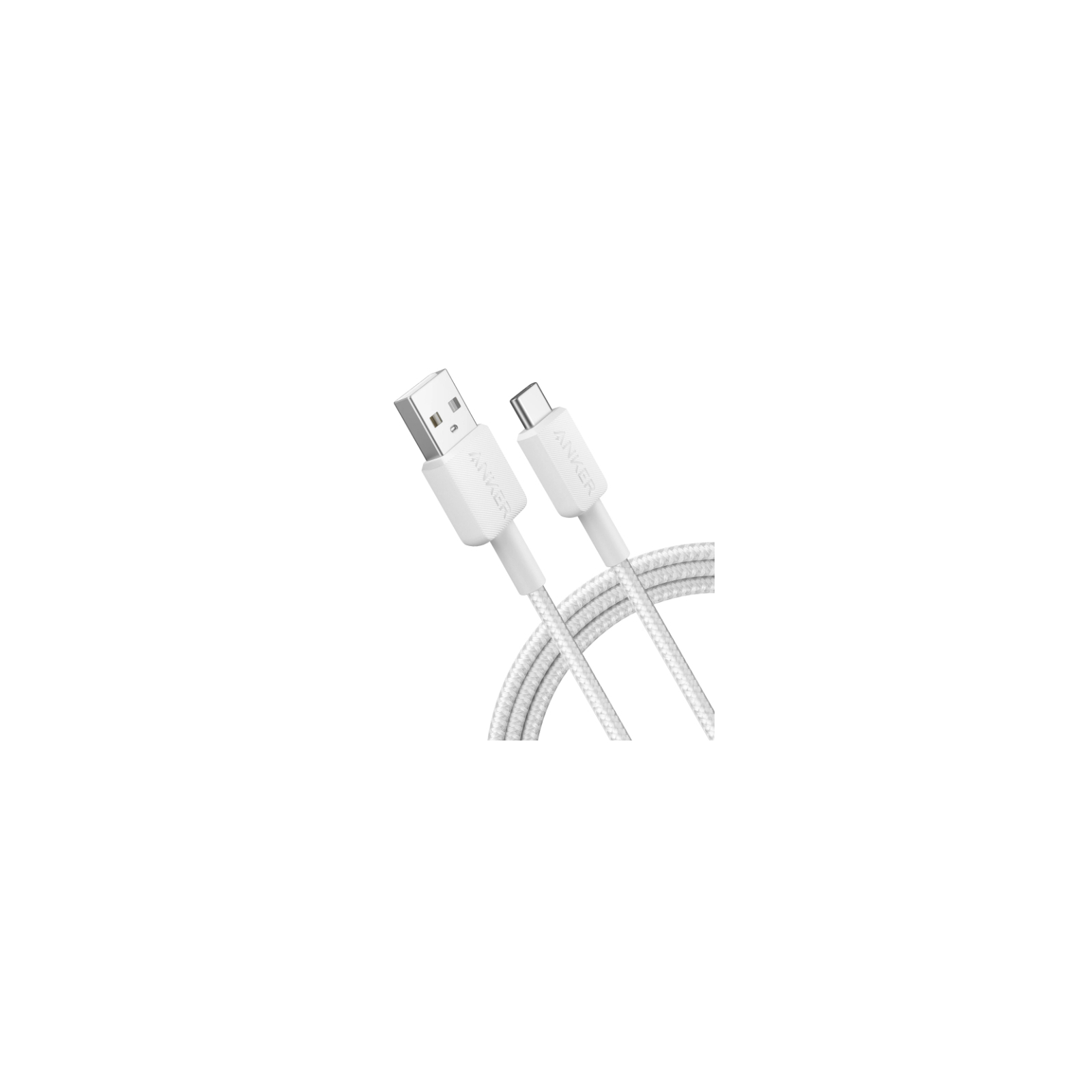 Дата кабель USB 2.0 AM to Type-C 0.9m 322 White Anker (A81H5H21/A81H5G21) зображення 3