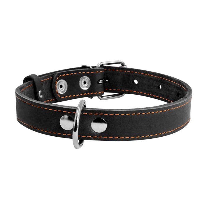 Ошейник для животных Collar одинарный Ш 35 мм Д 48-63 см коричневый (02736) изображение 2