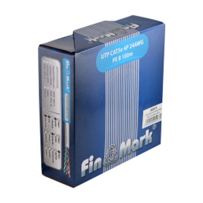 Кабель сетевой FinMark UTP 100м CAT5e 4P 24AWG PE B Pull Box (269675) изображение 2