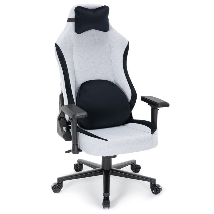 Кресло игровое GamePro GC715LG Linen fabric Light grey (GC715LG) изображение 4