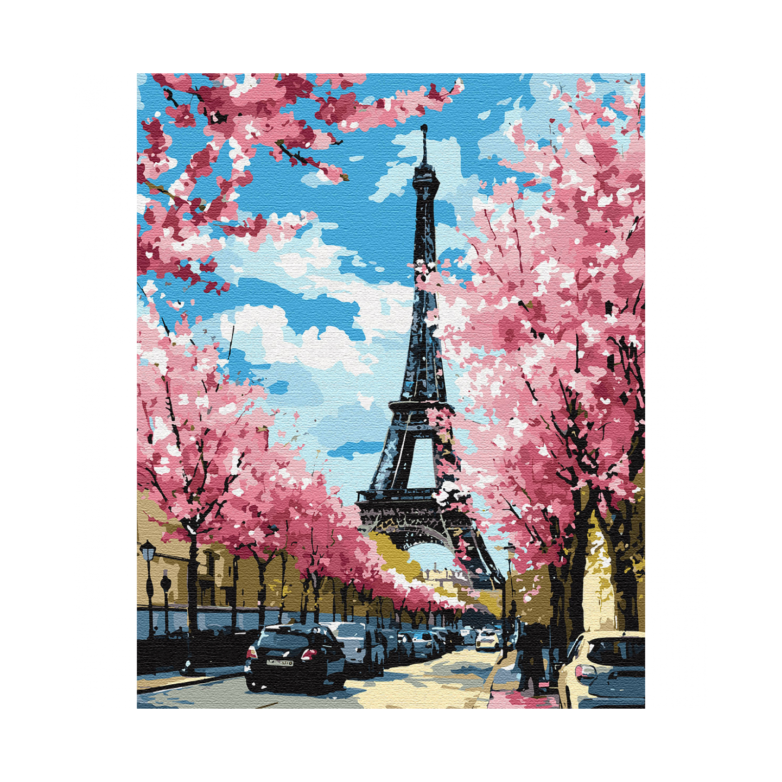 Картина по номерам Santi Париж весной 40*50 см (954812)