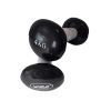 Гантельный набор LiveUp Vinyl Dumbbell Egg Head вінілові чорні 2х4кг LS2001-4 (6951376138313)