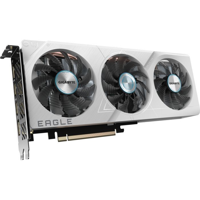Видеокарта GIGABYTE GeForce RTX4060 8Gb EAGLE OC ICE (GV-N4060EAGLEOC ICE-8GD) изображение 3