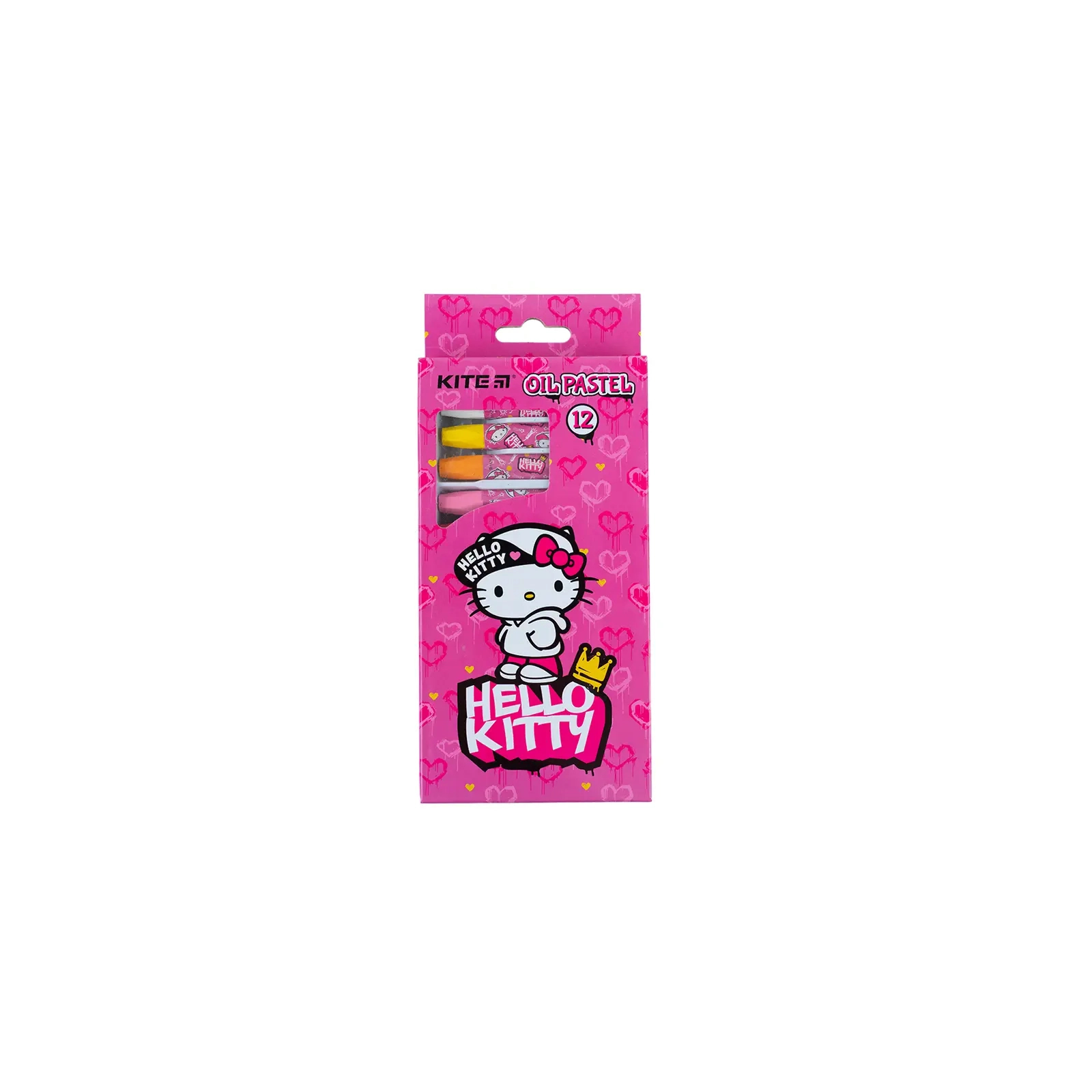 Пастель Kite масляна, 12 кольорів Hello Kitty (HK24-071) зображення 2